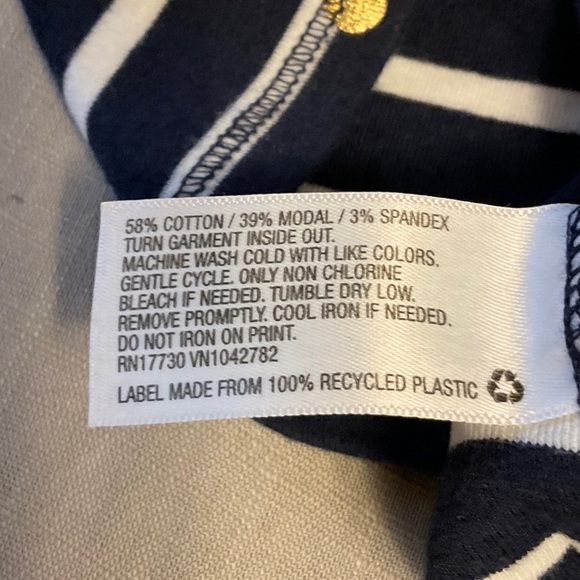 A New Day Black and White Striped Tank Top - Picture 6 of 6